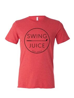 Swing Juice Men's Red Graphic Tee